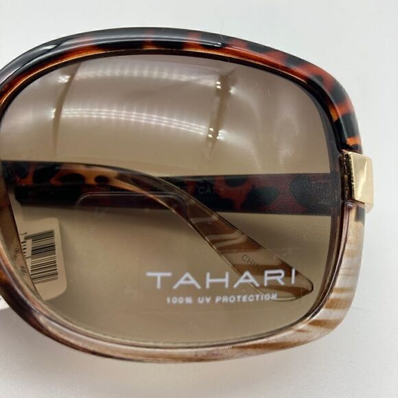 NWT Tahari TH124 Women’s Sunglasses 100% UV Protection Tortoise Fraame main image 8